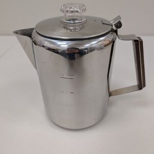 Elegant Silver Coffee Percolator